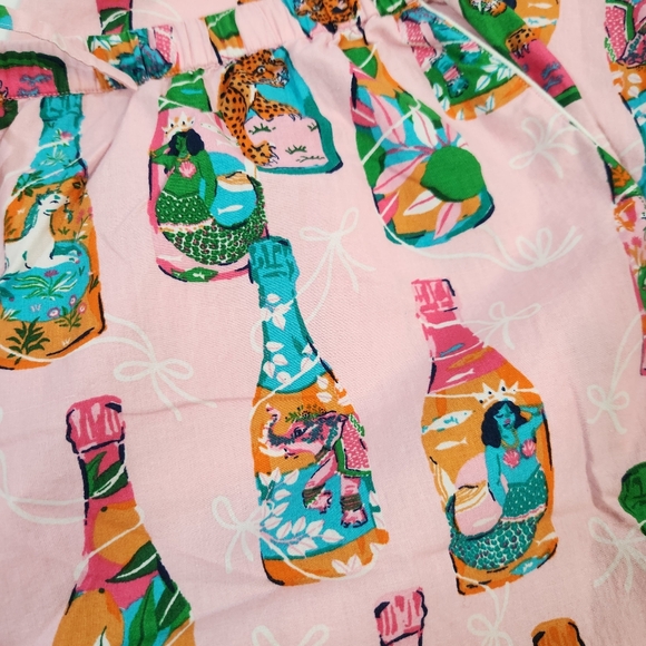 Printfresh Pink Pajama Pants with Colorful Bottle Print - Picture 4 of 5